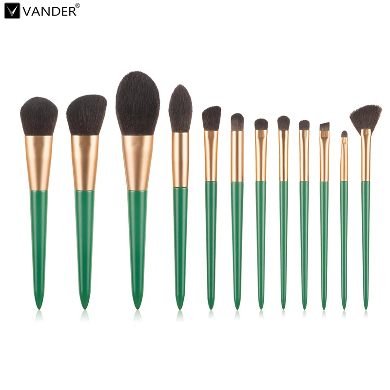 VANDER 12Pcs Classic Makeup Brushes Set Professional Foundation Eye Shadows Powder Make Up Cosmetic Tools Pincel Maquiagem
VANDER 12Pcs Classic Makeup Brushes Set Professional Foundation Eye Shadows Powder Make Up Cosmetic Tools Pincel Maquiagem