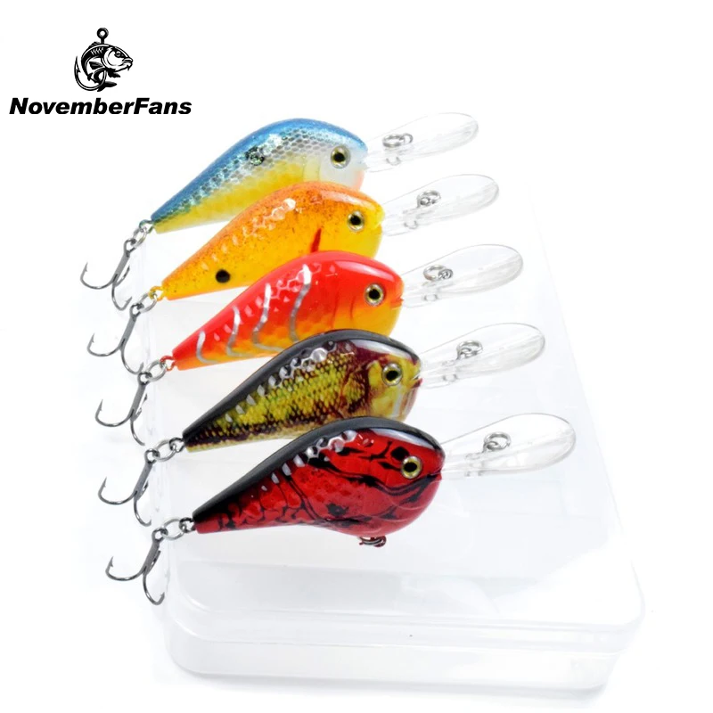NovemberFans 5PCS 9cm 11.5g Deep Water Long Diving Lip Crankbait Best Swimming Action Hard Plastic Fishing Lure Bait
NovemberFans 5PCS 9cm 11.5g Deep Water Long Diving Lip Crankbait Best Swimming Action Hard Plastic Fishing Lure Bait