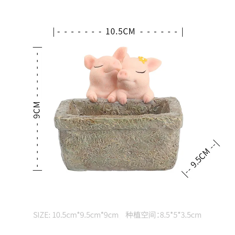 1 piece small pots cute pig planters for plants garden desktop flowerpot cartoon mini bonsai flower pot decorative
1 piece small pots cute pig planters for plants garden desktop flowerpot cartoon mini bonsai flower pot decorative