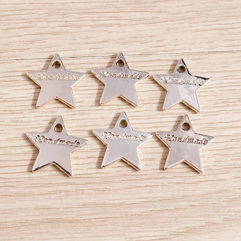 20pcs 18*18mm Zinc Alloy Star Charms for Jewelry Making DIY Handmade Bracelets Drop Earrings Pendants Necklaces Crafts Supplies
20pcs 18*18mm Zinc Alloy Star Charms for Jewelry Making DIY Handmade Bracelets Drop Earrings Pendants Necklaces Crafts Supplies