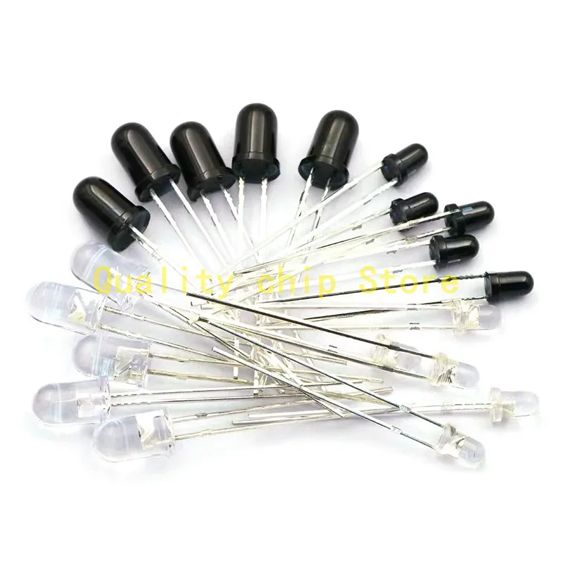 10Pairs F3 3mm F5 5mm 940nm LEDs Infrared Emitter and IR Transmitter Receiver Diode Diodes 301A Infrared to tube For Arduino
10Pairs F3 3mm F5 5mm 940nm LEDs Infrared Emitter and IR Transmitter Receiver Diode Diodes 301A Infrared to tube For Arduino