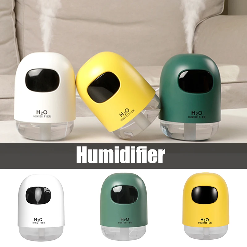 

200ml Humidifier Aromatherapy Air Purifier with Night Light 2 Mist Modes Low Noise for Home Office USB Charing XR-Hot