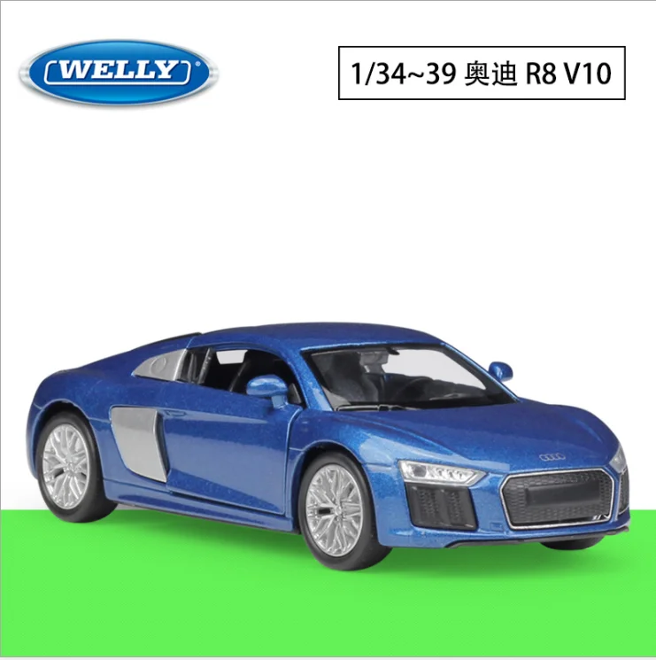 Модель спортивного автомобиля Welly1: 36 Audi 2016 R8 V10, модель автомобиля из сплава, детский подарок на день рождения, Новый год и Рождество
Модель спортивного автомобиля Welly1: 36 Audi 2016 R8 V10, модель автомобиля из сплава, детский подарок на день рождения, Новый год и Рождество