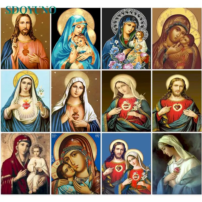 SDOYUNO 60x75cm Paint By Numbers Kits On Canvas Religion DIY Frameless Oil Painting By Numbers Figure Digital Hand Painting
SDOYUNO 60x75cm Paint By Numbers Kits On Canvas Religion DIY Frameless Oil Painting By Numbers Figure Digital Hand Painting
