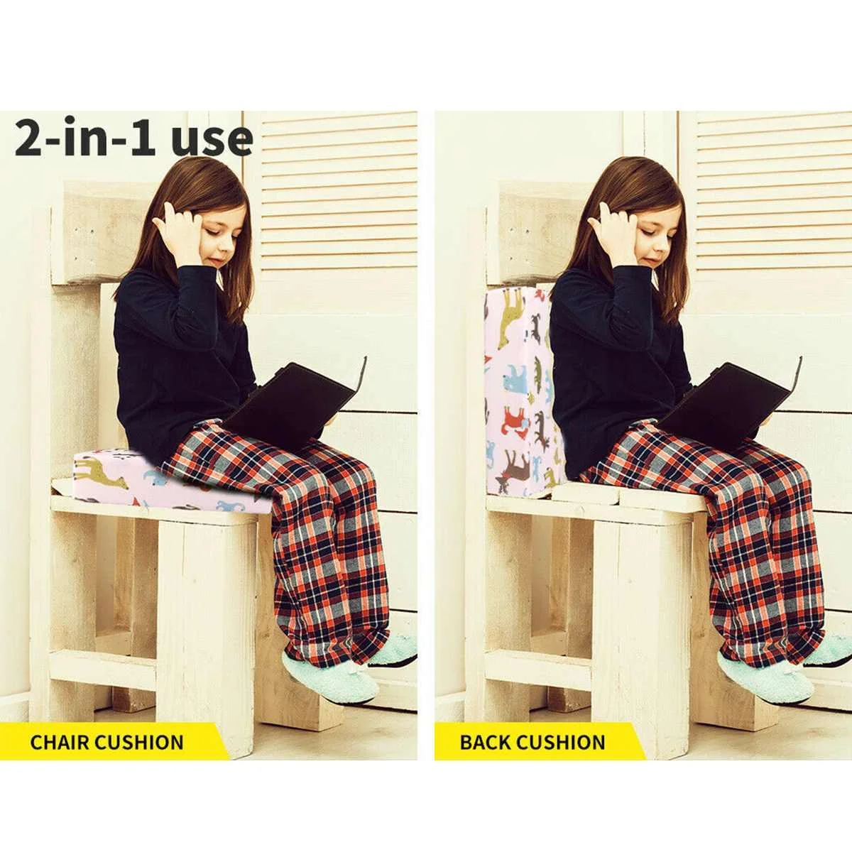 2 IN 1 Kids Chair Cushion Pad Mat Booster Seat Dinning Baby High Seat Chair Cushion Pad Breathable Waist Back Cushion Removable
2 IN 1 Kids Chair Cushion Pad Mat Booster Seat Dinning Baby High Seat Chair Cushion Pad Breathable Waist Back Cushion Removable