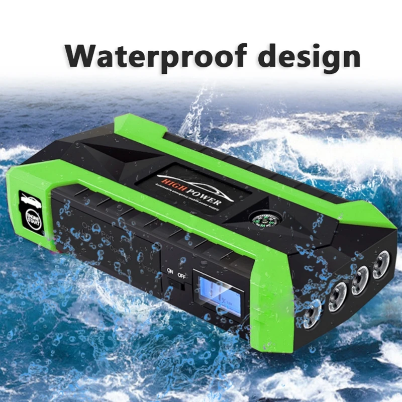 89800mAh 4 USB Portable Car Jump Starter Pack Booster Charger Battery Power Bank T21E
89800mAh 4 USB Portable Car Jump Starter Pack Booster Charger Battery Power Bank T21E