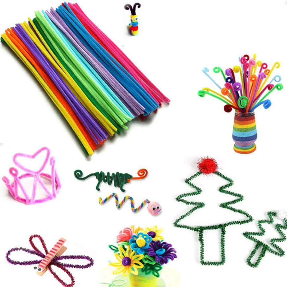 Colorful Plush Sticks Wool Pompoms Materials Kids DIY Montessori Craft Pipe Math Counting Education Stick Child Puzzles Toy
Colorful Plush Sticks Wool Pompoms Materials Kids DIY Montessori Craft Pipe Math Counting Education Stick Child Puzzles Toy