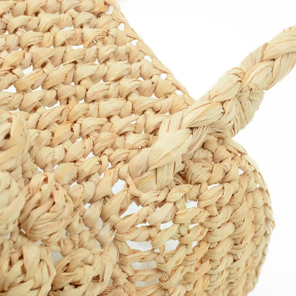 Straw Bucket Bag Solid Color Hand-woven Women No Strap Travel Shopping Female Tote Wicker Knit Summer Beach Bags 
Straw Bucket Bag Solid Color Hand-woven Women No Strap Travel Shopping Female Tote Wicker Knit Summer Beach Bags