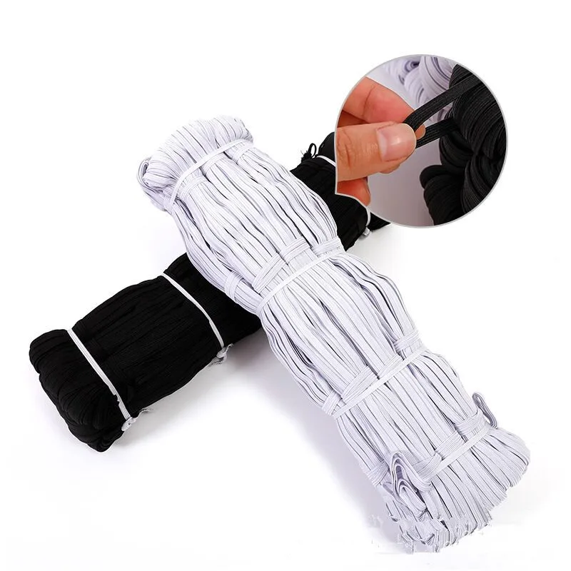 Wholesales Round Elastic Band Black White Multi Size Elastic Rope Rubber Band Elastic Line for DIY Clothes Sewing Accessories
Wholesales Round Elastic Band Black White Multi Size Elastic Rope Rubber Band Elastic Line for DIY Clothes Sewing Accessories
