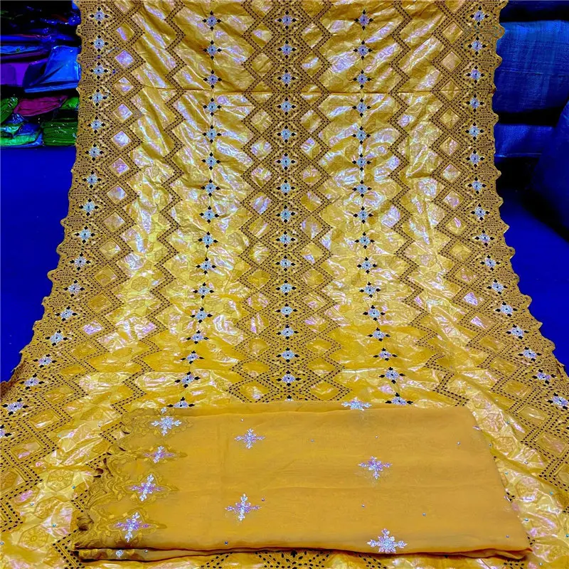 2020 Latest African Bazin Riche Fabric Nigerian Net Lace Fabric With Stones Embroidery France Swiss Voile Lace Fabrics 5+2Yards
2020 Latest African Bazin Riche Fabric Nigerian Net Lace Fabric With Stones Embroidery France Swiss Voile Lace Fabrics 5+2Yards