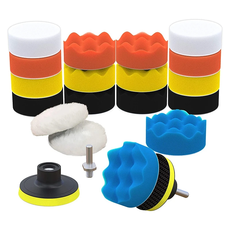 Набор полировальных насадок для дрели, 22 упаковки, в комплект входят губки для детейлинга (3 дюйма) для вашего автомобиля-набор для полировки...
Набор полировальных насадок для дрели, 22 упаковки, в комплект входят губки для детейлинга (3 дюйма) для вашего автомобиля-набор для полировки...