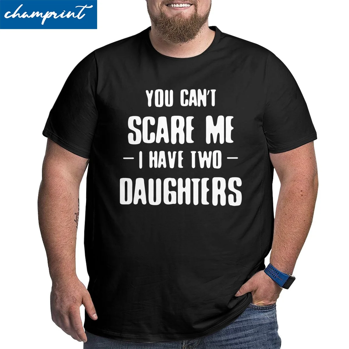 You Can't Scare Me T Shirt I Have Two Daughters T-Shirts for Men Father's Day Big Tall Tee Shirt Plus Size 4XL 5XL 6XL Tops
You Can't Scare Me T Shirt I Have Two Daughters T-Shirts for Men Father's Day Big Tall Tee Shirt Plus Size 4XL 5XL 6XL Tops