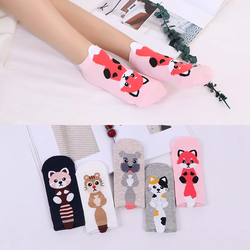 5 Pairs/Pack Women Socks Set Kawaii Sheep Ankle Harajuku Funny Cotton Short Socks Happy Women Girls New Year Gift Size 34-40
5 Pairs/Pack Women Socks Set Kawaii Sheep Ankle Harajuku Funny Cotton Short Socks Happy Women Girls New Year Gift Size 34-40