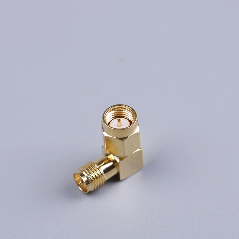 SMA connector 90 degree right angle SMA male to RP SMA female adapter screw the needle
SMA connector 90 degree right angle SMA male to RP SMA female adapter screw the needle