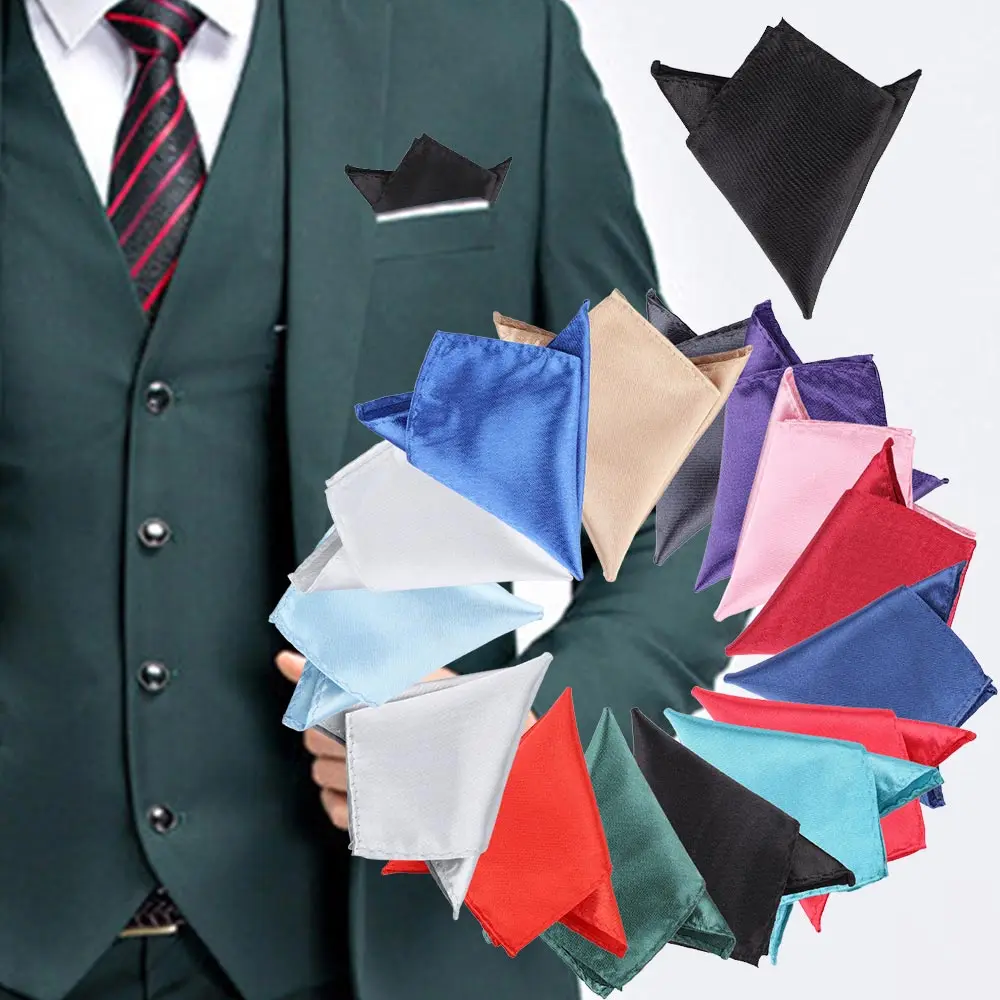 Solid Color Vintage Fashion Party High Quality Men's Plain Handkerchief Groomsmen Men Pocket Square Hanky Wedding Business
Solid Color Vintage Fashion Party High Quality Men's Plain Handkerchief Groomsmen Men Pocket Square Hanky Wedding Business