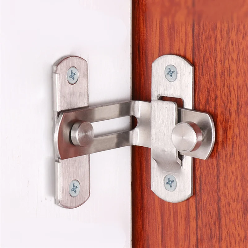 90 degree stainless steel door latch right angle sliding door lock latch screw locker hardware accessories
90 degree stainless steel door latch right angle sliding door lock latch screw locker hardware accessories