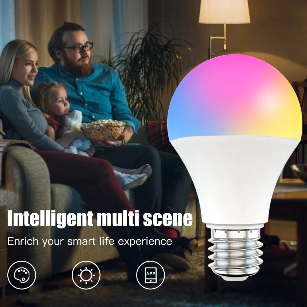 Умная Светодиодная лампа с Wi-Fi, работает с Alexa, Google Home, разноцветная Светодиодная лампа RGBCW мощностью 80 Вт, эквивалентная лампочка E26 E27 для ком...
Умная Светодиодная лампа с Wi-Fi, работает с Alexa, Google Home, разноцветная Светодиодная лампа RGBCW мощностью 80 Вт, эквивалентная лампочка E26 E27 для ком...
