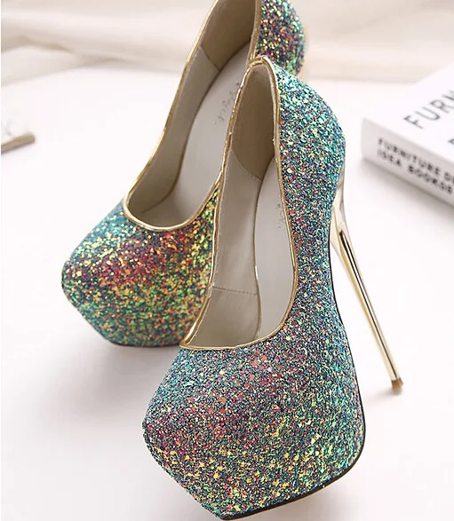 2020 new thin heel 16cm sexy nightclub high heels color change Sequin single shoes
2020 new thin heel 16cm sexy nightclub high heels color change Sequin single shoes