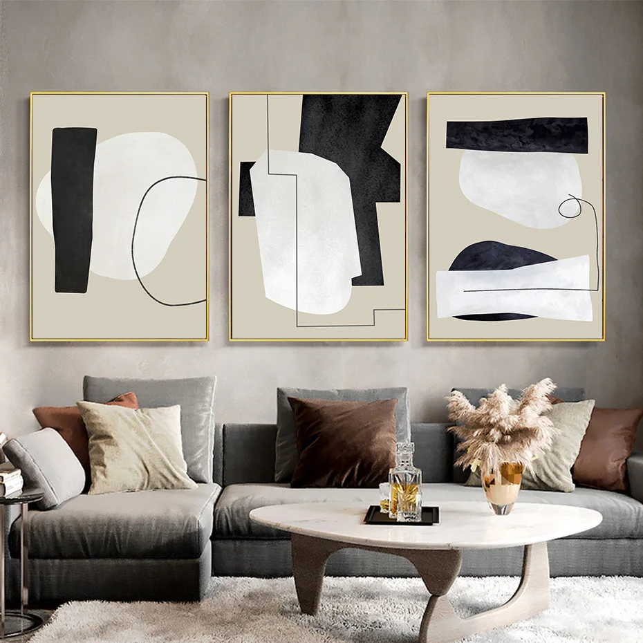 Abstract Vintage Beige Black Geometric Poster Canvas Paintings Wall Art Print Picture for Living Home Decoration Room Interior
Abstract Vintage Beige Black Geometric Poster Canvas Paintings Wall Art Print Picture for Living Home Decoration Room Interior