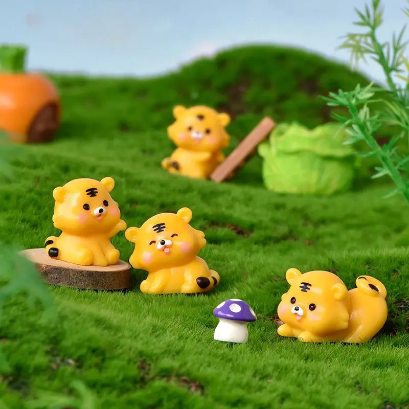 New Year Tiger DIY Mini kawaii Fairy Garden Decor Landscape Ornaments Resin Figurines Miniatures Fortune Tiger Desktop Crafts
New Year Tiger DIY Mini kawaii Fairy Garden Decor Landscape Ornaments Resin Figurines Miniatures Fortune Tiger Desktop Crafts
