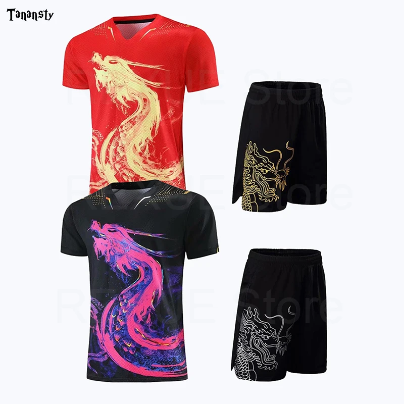 Футболка для настольного тенниса, новинка 2021, китайский костюм дракона для настольного тенниса, трикотажные изделия для мужчин и женщин, Де...
Футболка для настольного тенниса, новинка 2021, китайский костюм дракона для настольного тенниса, трикотажные изделия для мужчин и женщин, Де...