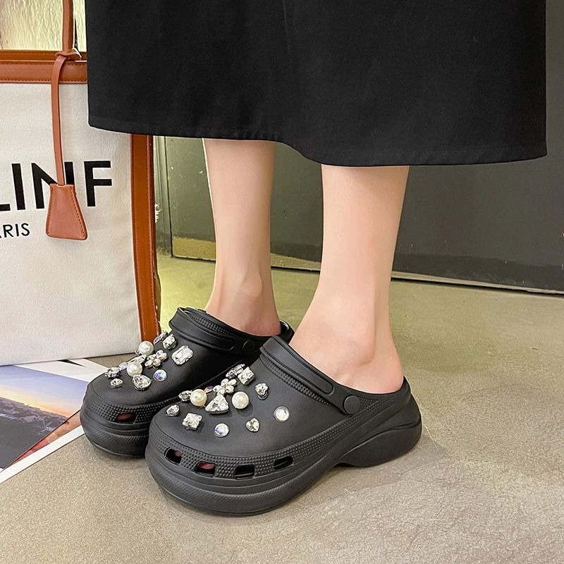 Шлепанцы женские летние на платформе, пикантные сандалии с кристаллами, алмазные, для улицы, сада, пляжа, для бассейна, домашние тапочки, сла...
Шлепанцы женские летние на платформе, пикантные сандалии с кристаллами, алмазные, для улицы, сада, пляжа, для бассейна, домашние тапочки, сла...