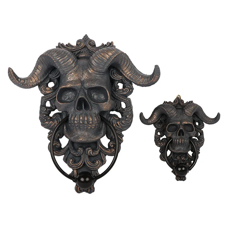 Art Explosive Resin Punk Satan Skull Sheep Head Wall Door Knob Pendant Home Decoration Crafts
Art Explosive Resin Punk Satan Skull Sheep Head Wall Door Knob Pendant Home Decoration Crafts