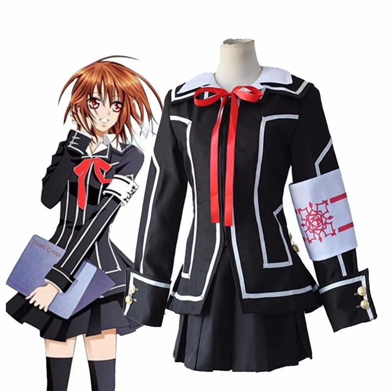 Anime Vampire knight Kurosu Kuran Yuki Cosplay Costume Girls Full Set Black Schoo Uniform Women Halloween Carnaval Party Dress
Anime Vampire knight Kurosu Kuran Yuki Cosplay Costume Girls Full Set Black Schoo Uniform Women Halloween Carnaval Party Dress