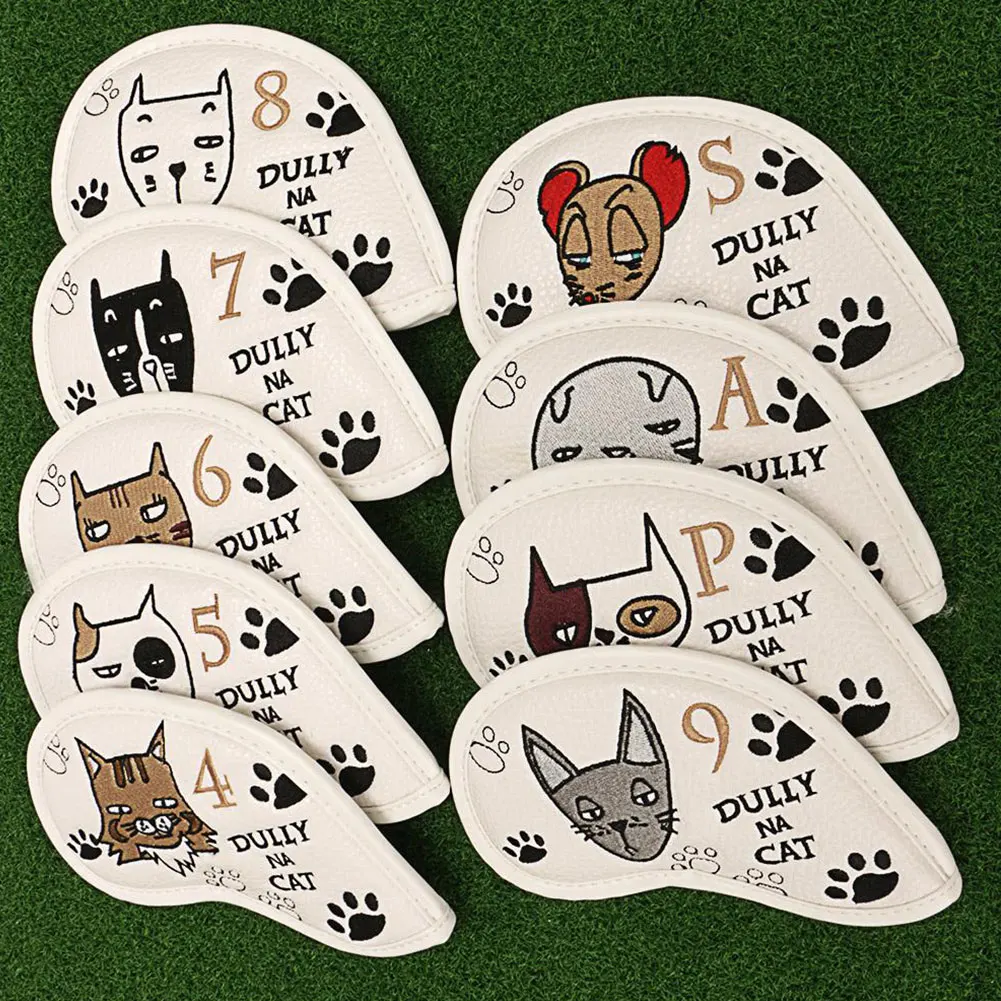 9PCS Golf Headcover Set Cartoon Waterproof PU Leather Iron Head Protectors Fairway Hybrid Putter Cover Set Cartoon Vintage
9PCS Golf Headcover Set Cartoon Waterproof PU Leather Iron Head Protectors Fairway Hybrid Putter Cover Set Cartoon Vintage