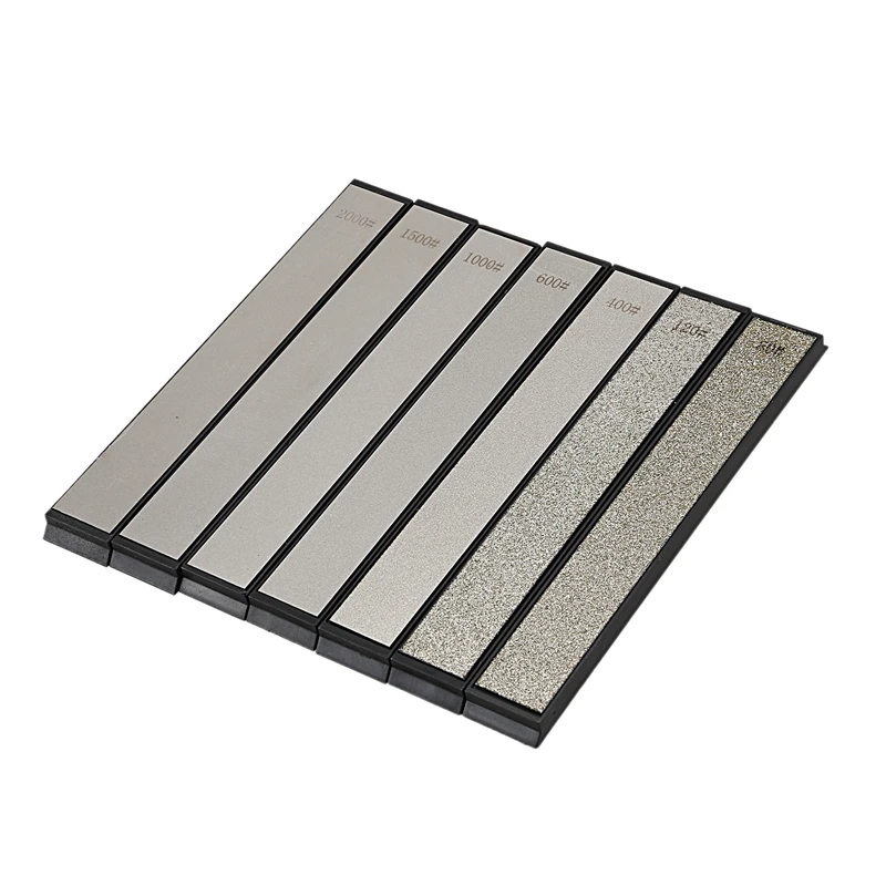 80-200 Grain Diamond Sharpening Angle Grindstone Sharpening Professional Sharpener Tool Bar 7 Pack
80-200 Grain Diamond Sharpening Angle Grindstone Sharpening Professional Sharpener Tool Bar 7 Pack