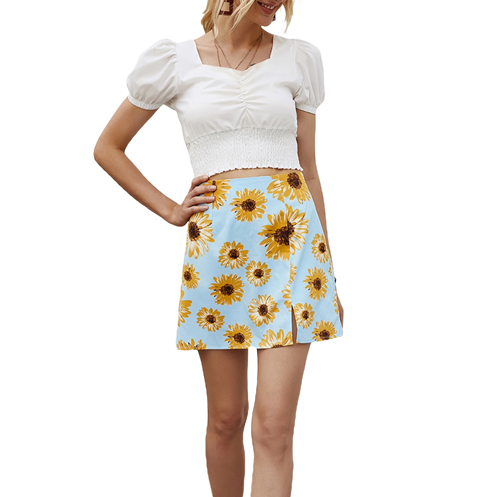 Women Fashion Floral Print Split Skirt Ladies Stylish Skirt for Shopping Daily Wear,going out/present/party
Women Fashion Floral Print Split Skirt Ladies Stylish Skirt for Shopping Daily Wear,going out/present/party