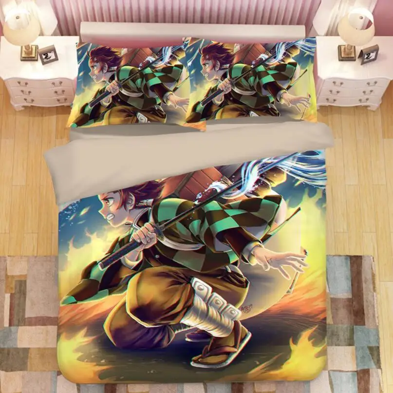 Kimetsu no Yaiba 3D Print Demon Slayer Bed Linen Cartoon Anime Duvet Covers Pillowcases Kids Anime Comforter Bedding Sets 06
Kimetsu no Yaiba 3D Print Demon Slayer Bed Linen Cartoon Anime Duvet Covers Pillowcases Kids Anime Comforter Bedding Sets 06