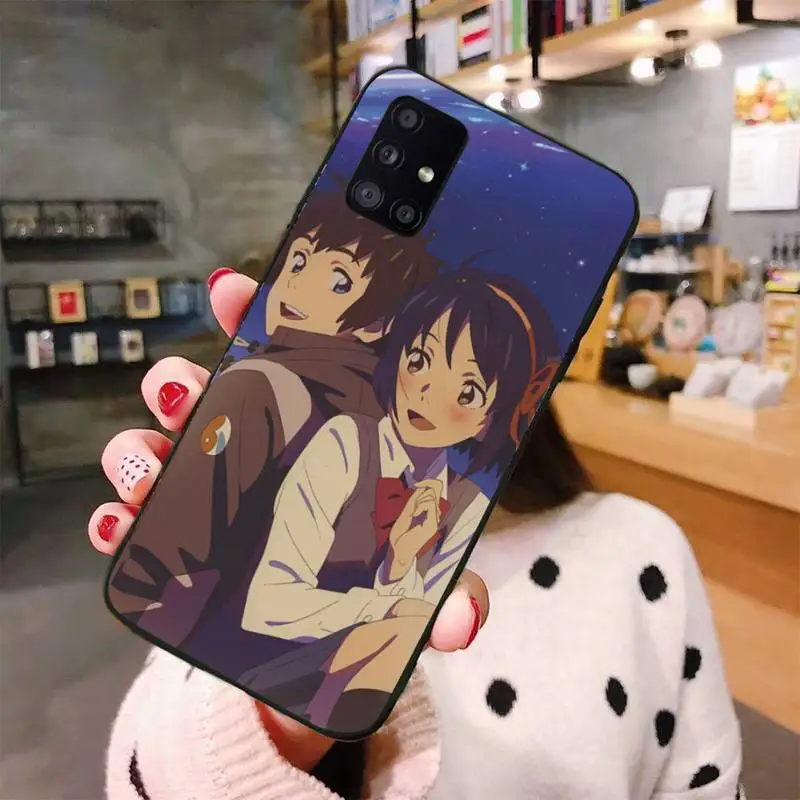 Japanese Anime Your Name Kimi no Na wa Phone Case For Samsung S6 S7 edge S8 S9 S10 e plus A10 A50 A70 note8 J7 2017
Japanese Anime Your Name Kimi no Na wa Phone Case For Samsung S6 S7 edge S8 S9 S10 e plus A10 A50 A70 note8 J7 2017