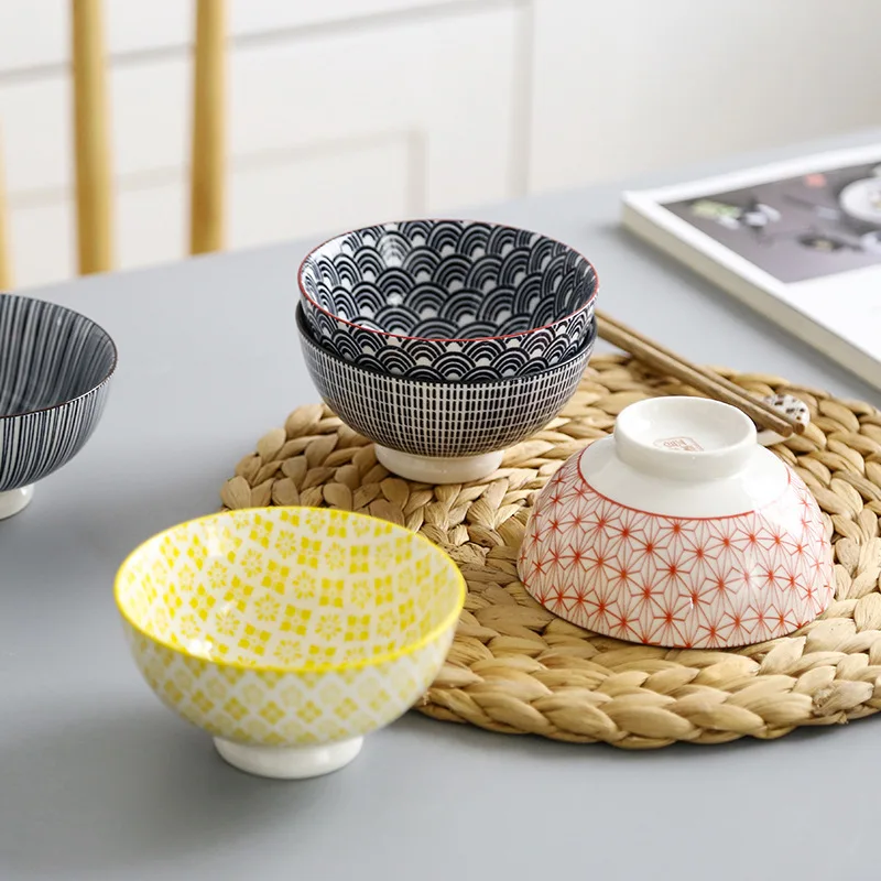 Japanese Style 4.5 Inch Rice Bowl Ceramic Underglaze Anti-scalding Bowl Creative European Style Simple Household Soup Bowl
Japanese Style 4.5 Inch Rice Bowl Ceramic Underglaze Anti-scalding Bowl Creative European Style Simple Household Soup Bowl