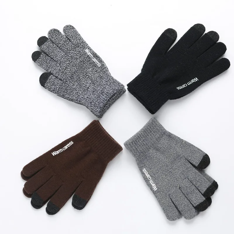 Fleece knit touch screen gloves men and women autumn and winter warm couple models wool plus velvet slip rubber gloves
Fleece knit touch screen gloves men and women autumn and winter warm couple models wool plus velvet slip rubber gloves