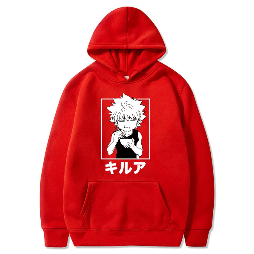 New Japanese Style Harajuku Streetwear Hoodie Sweatshirt Hunter X Hunter Hoodies Killua Zoldyck Anime Manga Tops Pullover Hoodie
New Japanese Style Harajuku Streetwear Hoodie Sweatshirt Hunter X Hunter Hoodies Killua Zoldyck Anime Manga Tops Pullover Hoodie