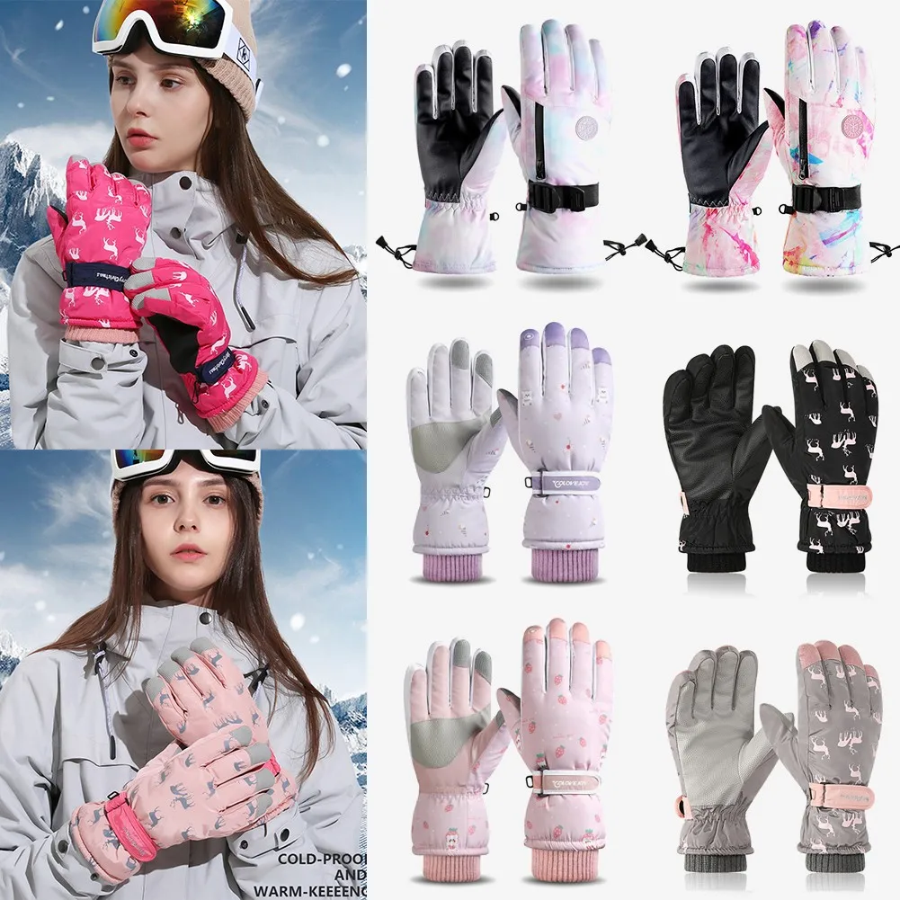 Winter Ski Gloves Water-repellent Fabric For Women Cycling Climbing Windproof Snow Gloves Prevent Cold Wind From Backflow
Winter Ski Gloves Water-repellent Fabric For Women Cycling Climbing Windproof Snow Gloves Prevent Cold Wind From Backflow