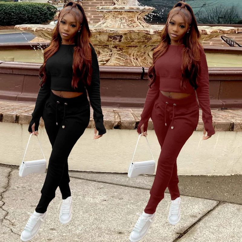 Two Piece Set Women Tracksuit Spring Autumn Clothes Solid Color Fashion Casual Outfits Full Sleeve O-Neck Top Long Pants Suit
Two Piece Set Women Tracksuit Spring Autumn Clothes Solid Color Fashion Casual Outfits Full Sleeve O-Neck Top Long Pants Suit