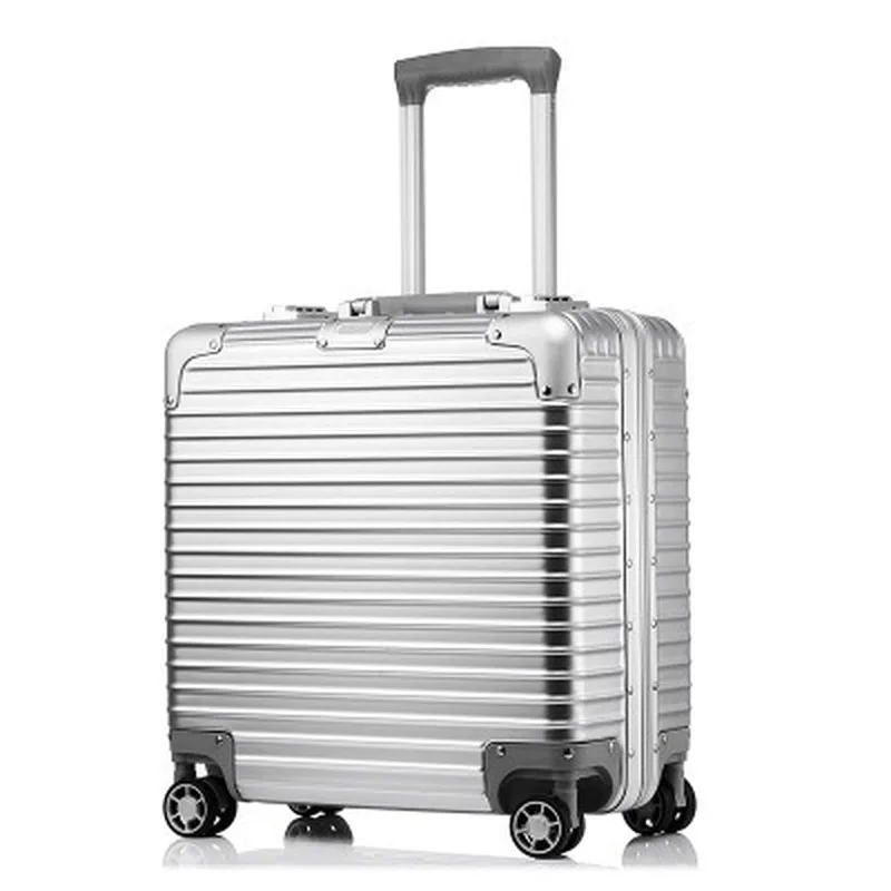 18-inch suitcase aluminum frame business computer suitcase stewardess universal wheel can board the plane small trolley case
18-inch suitcase aluminum frame business computer suitcase stewardess universal wheel can board the plane small trolley case
