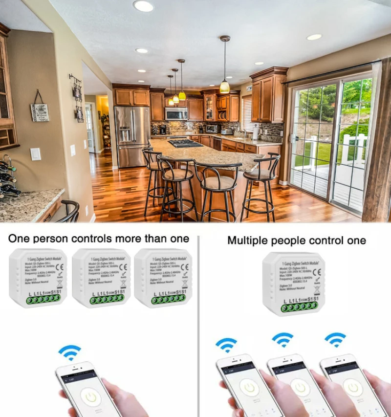 Tuya ZigBee 3.0 MINI WiFi Switch Led Light Smart Life Push Module Supports 2Way APP Voice Relay Timer Alexa Google smart Home
Tuya ZigBee 3.0 MINI WiFi Switch Led Light Smart Life Push Module Supports 2Way APP Voice Relay Timer Alexa Google smart Home