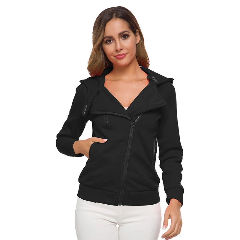 Women Spring Winter Plus Size 3XL Sudaderas Para Mujer Sweatshirt Turn Down Collar Zipper Hoodie Jacket Coat Outwear
Women Spring Winter Plus Size 3XL Sudaderas Para Mujer Sweatshirt Turn Down Collar Zipper Hoodie Jacket Coat Outwear