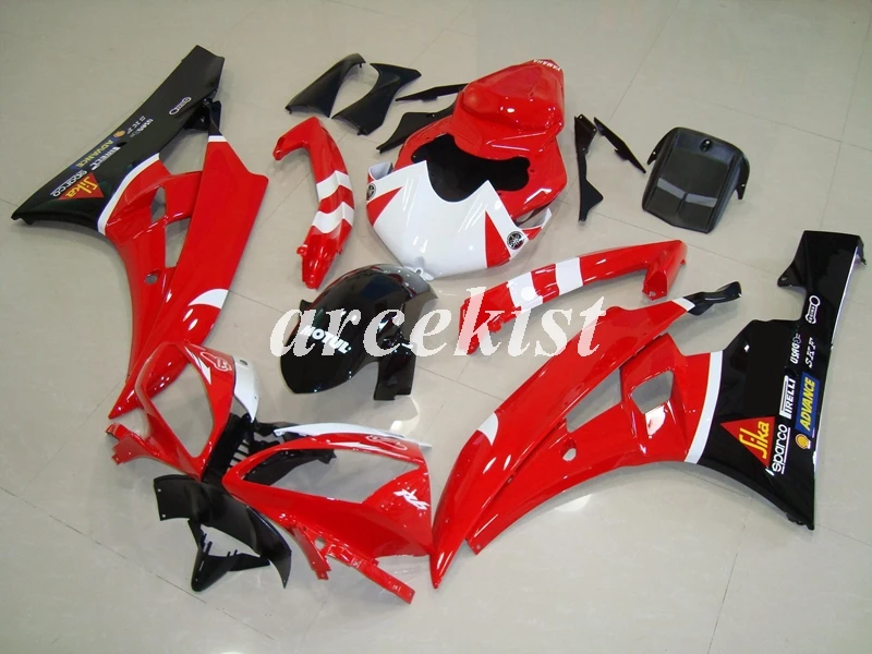 4 Free Gifts Injection Mold New ABS Motorcycle Full Fairings kit for YAMAHA YZF-R6 2006 2007 06 07 R6 Fairing set black red Nice 
4 Free Gifts Injection Mold New ABS Motorcycle Full Fairings kit for YAMAHA YZF-R6 2006 2007 06 07 R6 Fairing set black red Nice