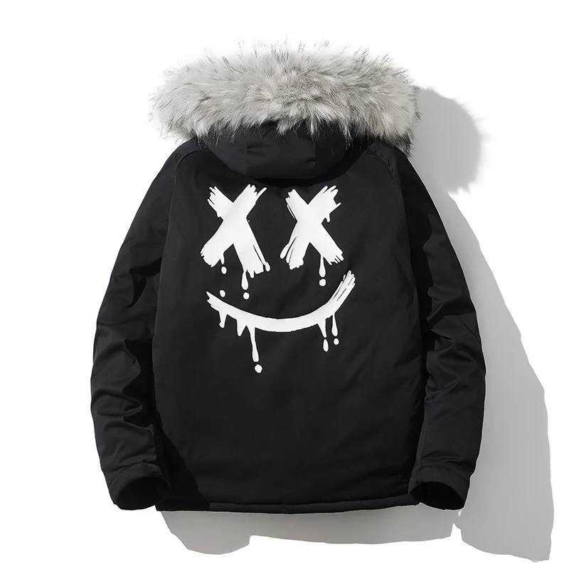 Nice Winter Jackets Men Fur Warm Thick Cotton Multi-pocket Hooded Parkas Mens Casual Vogue Warm Coats Plus Size 5XL Overcoat
Nice Winter Jackets Men Fur Warm Thick Cotton Multi-pocket Hooded Parkas Mens Casual Vogue Warm Coats Plus Size 5XL Overcoat