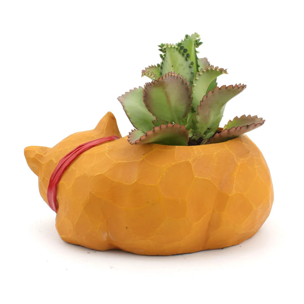 Resin Sleeping Cat Vase Animal Figurines Flower Pot Coffee Shop Showcase Home Living Room House Decoration Modren Art
Resin Sleeping Cat Vase Animal Figurines Flower Pot Coffee Shop Showcase Home Living Room House Decoration Modren Art