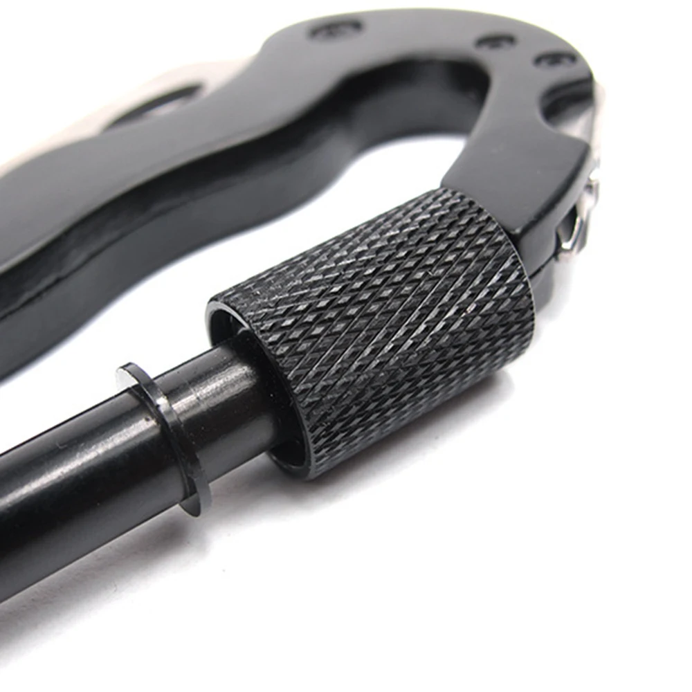 Outdoor Tool Survival Multifunctional Quick-Hanging D-Shaped Buckle Carabiner Folding Knife With Lock Screwdriver Bottle Opener
Outdoor Tool Survival Multifunctional Quick-Hanging D-Shaped Buckle Carabiner Folding Knife With Lock Screwdriver Bottle Opener