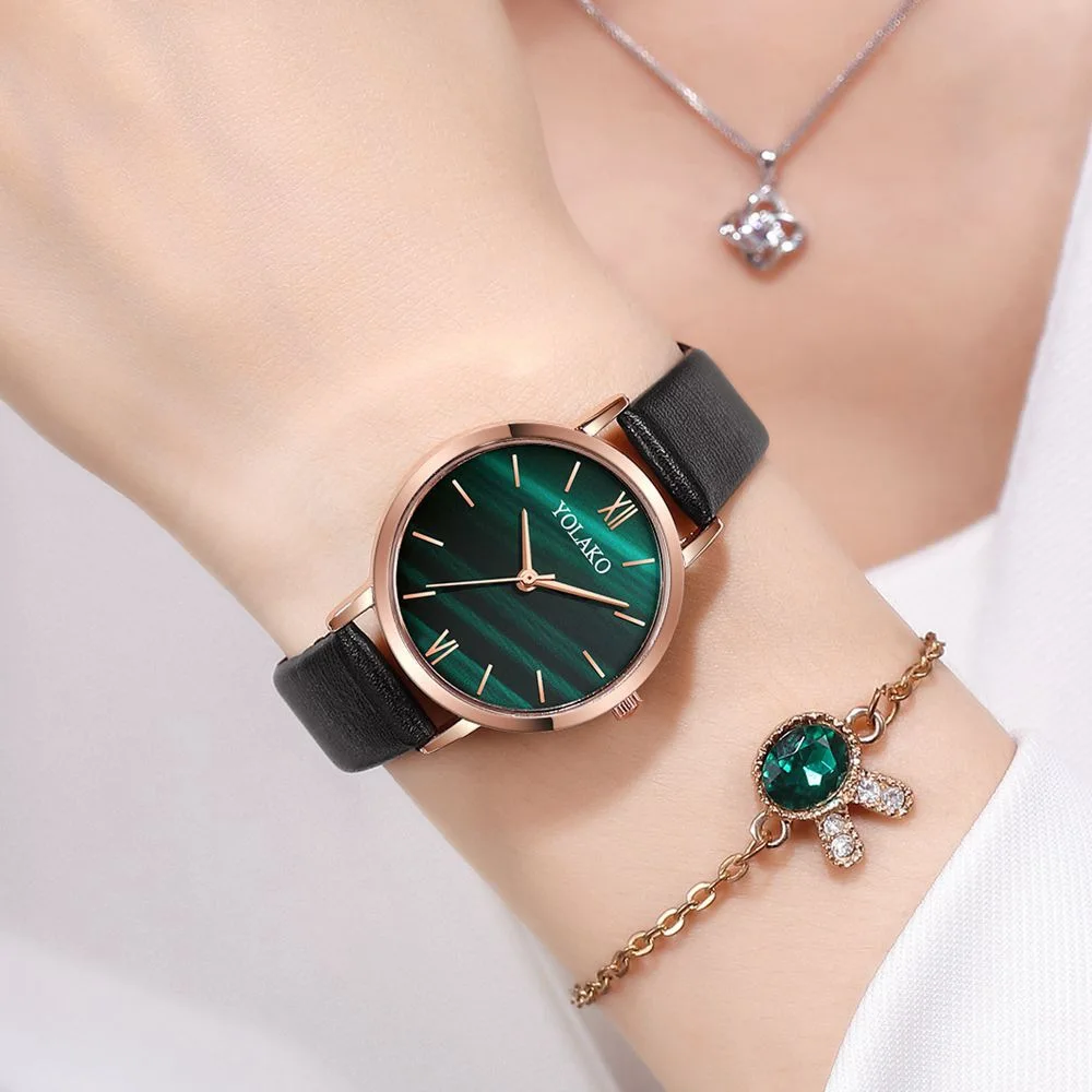 Rose Gold Green Women Watches Ins Popular Ladies Watch Unique Stylish Malachite Antique Leather Fashion Female Wristwatch Gif
Rose Gold Green Women Watches Ins Popular Ladies Watch Unique Stylish Malachite Antique Leather Fashion Female Wristwatch Gif