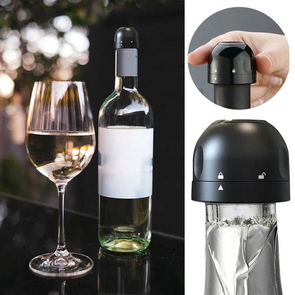 1/2pcs Kitchen Red Wine Bottle Cap Stopper Sealed Champagne Bottle Stopper Vacuum Retain Freshness Wine Kitchen Bar Tools
1/2pcs Kitchen Red Wine Bottle Cap Stopper Sealed Champagne Bottle Stopper Vacuum Retain Freshness Wine Kitchen Bar Tools