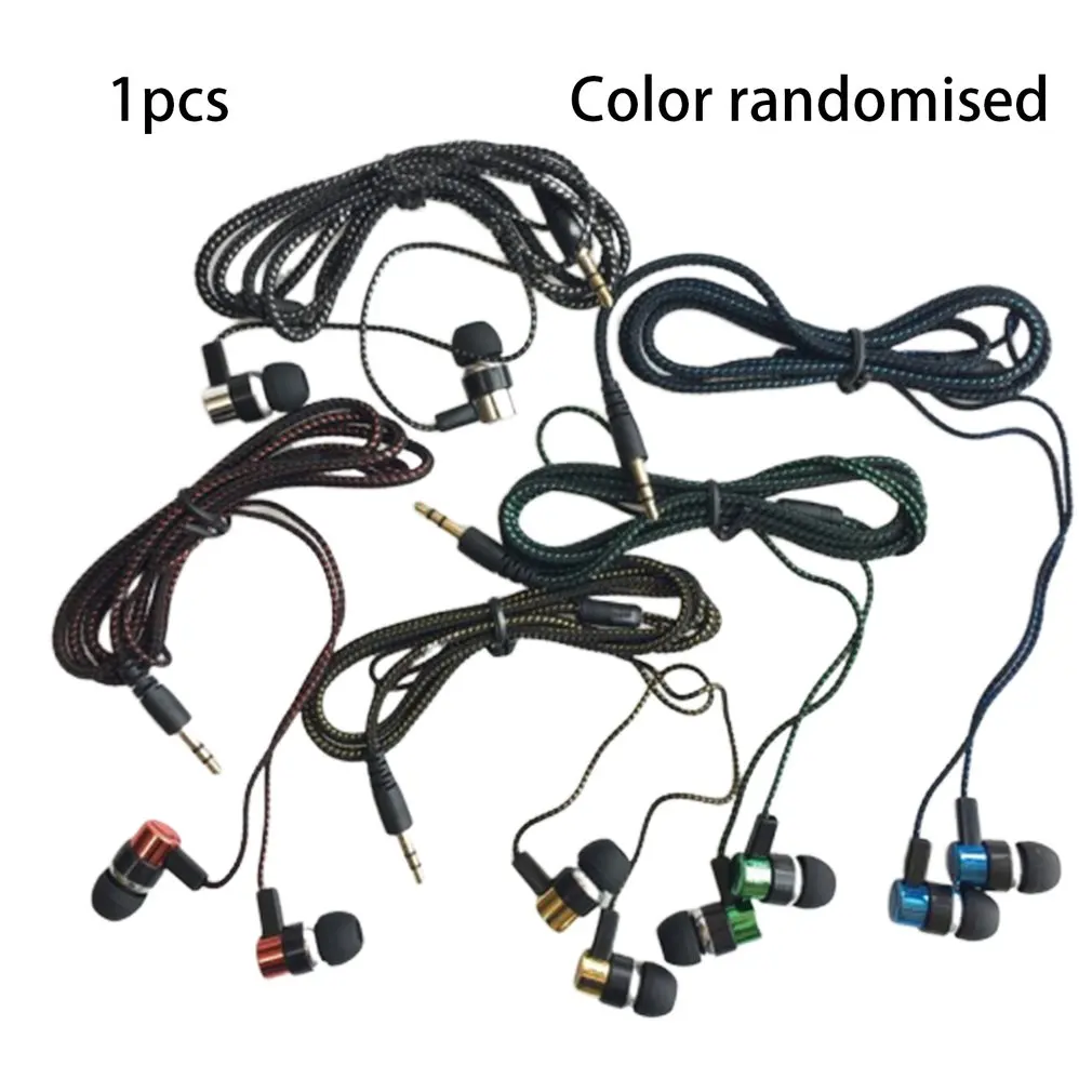 Braided Wired Earphones Subwoofer In-ear Earphones Noise Isolating Headset for Phones MP3 MP4 PC Game ONLENY 3.5mm Dynamic
Braided Wired Earphones Subwoofer In-ear Earphones Noise Isolating Headset for Phones MP3 MP4 PC Game ONLENY 3.5mm Dynamic
