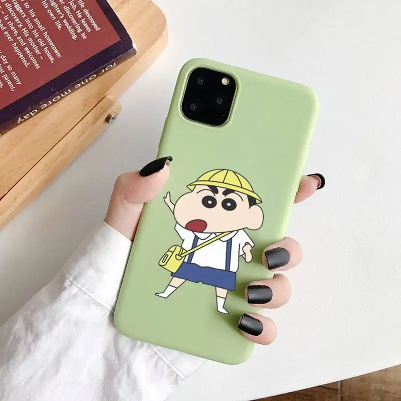 Crayon Shin-chan Phone Case Green Candy Color for iPhone 6 7 8 11 12 s mini pro X XS XR MAX Plus
Crayon Shin-chan Phone Case Green Candy Color for iPhone 6 7 8 11 12 s mini pro X XS XR MAX Plus