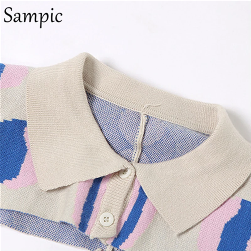 Sampic Y2K Sweater Women Long Sleeve Knitted Winter Pullover Korean Style Print Crop Sweater Tops Casual Chic 2021 Mini Jumper
Sampic Y2K Sweater Women Long Sleeve Knitted Winter Pullover Korean Style Print Crop Sweater Tops Casual Chic 2021 Mini Jumper
